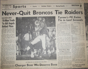 broncos/oakland 1973